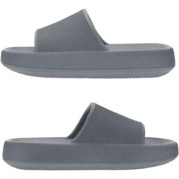 Pillow Slippers for Women and Men Non Slip Quick Drying Shower Slides - Picture 2 of 7